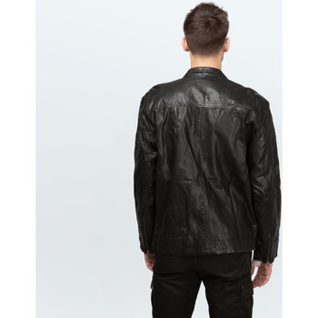 Cameleon Men's Leather Jacket K2922 Noir