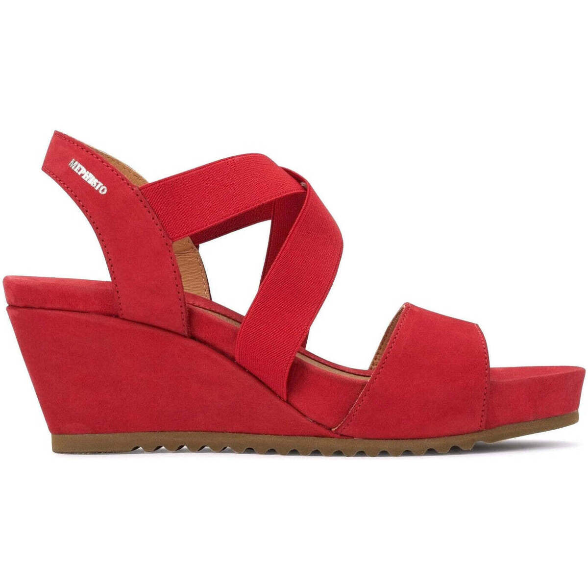 Chaussures Femme Sandales et Nu-pieds Mephisto Giuliana Rouge