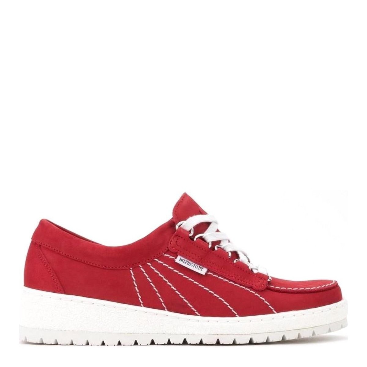 Chaussures Femme Baskets mode Mephisto Lady Rouge