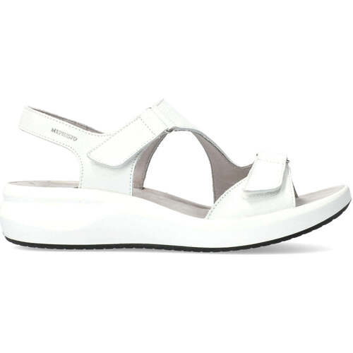 Chaussures Femme Sandale Swena Blanc-argent Mephisto Tiara Blanc