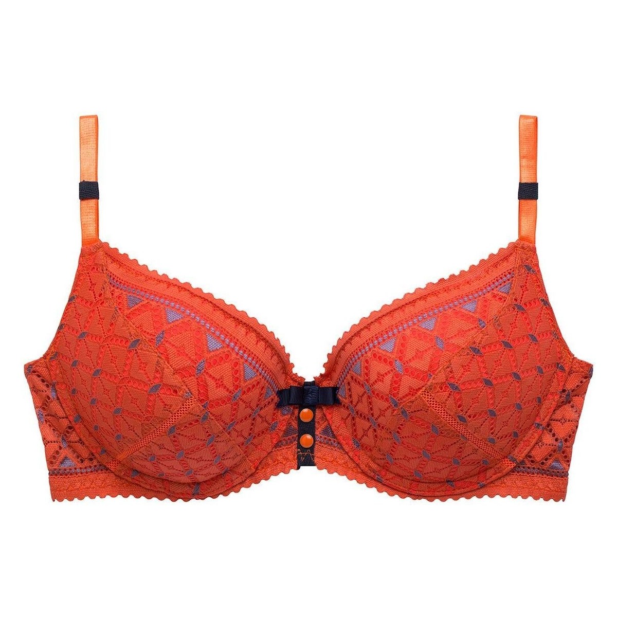 Sous-vêtements Femme Rembourrés Pomm'poire Soutien-gorge ampliforme coque moulée orange Pamplemousse Orange