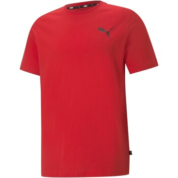 Vêtements Homme T-shirts manches courtes Puma ESS Small Logo Rouge