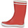 Chaussures Enfant Bottes de pluie Aigle LOLLY POP 2 Rouge / Blanc