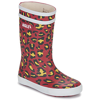 Chaussures Enfant Bottes de pluie Aigle LOLLY POP PLAY2 Rouge / Jaune