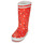 Chaussures Enfant Bottes de pluie Aigle LOLLY POP F PT2 Rouge / Blanc