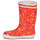 Chaussures Enfant Bottes de pluie Aigle LOLLY POP F PT2 Rouge / Blanc
