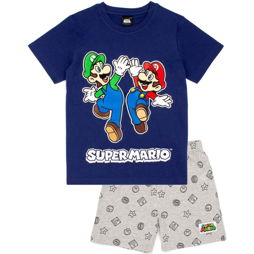 Vêtements Garçon Pyjamas / Chemises de nuit Super Mario NS6587 Bleu