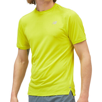 Vêtements Homme T-shirts manches courtes New Balance MT01234 Jaune