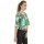 Vêtements Femme T-shirts manches courtes Versace Jeans Couture 72HAH623-JS049 Vert