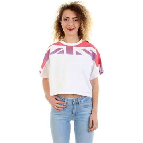 Vêtements Femme T-shirts manches courtes Arthur & Aston UWP22070TS Blanc