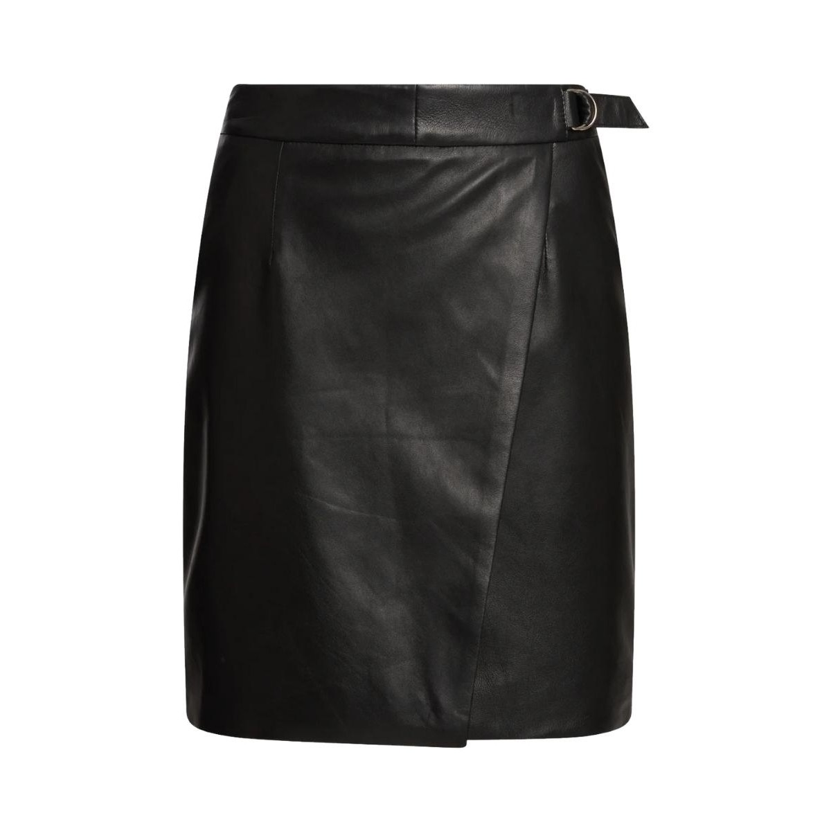 Vêtements Femme Jupes Oakwood Jupe en cuir  Silvia Ref 53605 Noir Noir
