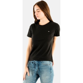 Vêtements Femme T-shirts manches courtes Tommy Jeans dw0dw09194 Noir
