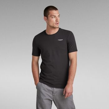 Vêtements Homme T-shirts & Polos G-Star Raw D19070 C723 SLIM BASE-6484 BLACK Noir