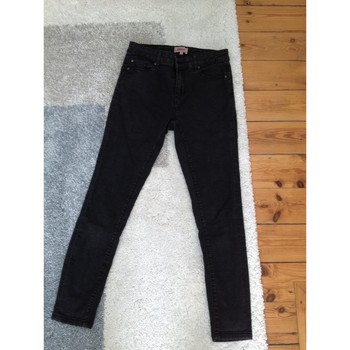 Femme Vêtements Pantalons décontractés T1 S Jeans Jean Promod en coloris Gris élégants et chinos Sarouels Jean Slim Femme 36 