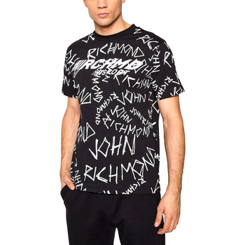Vêtements Homme T-shirts manches courtes John Richmond - T-shirt nero UMP22145TS Noir