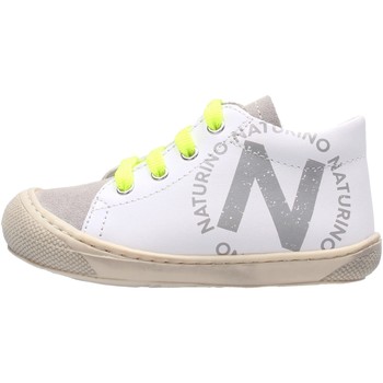 Chaussures Enfant Baskets mode Naturino SHINE-1N35 Blanc
