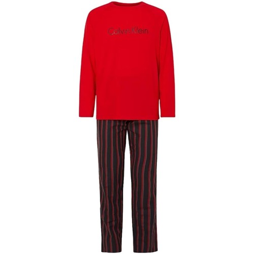 Vêtements Homme Pyjamas / Chemises de nuit Calvin Klein Jeans Pyjama homme  Ref 55539 rouge Rouge
