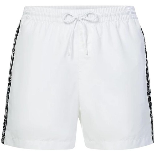 Calvin Klein Jeans Short de bain ref 55826 YCD blanc Blanc - Vêtements Maillots  de bain Homme 59,90 €