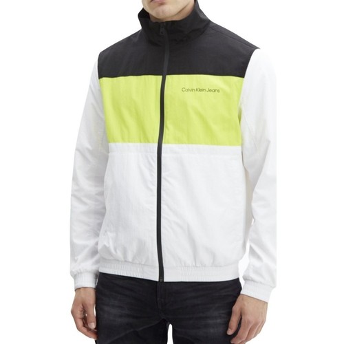 Calvin Klein Jeans Bold colorblock jacket Multicolore - Livraison Gratuite  | Spartoo ! - Vêtements Vestes de survêtement Homme 107,19 €