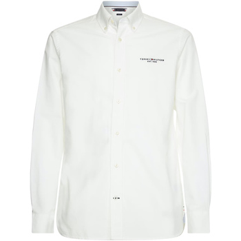 Vêtements Homme Chemises manches longues Tommy Hilfiger MW0MW21655 Blanc
