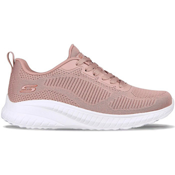 Chaussures Femme Baskets mode Skechers Bobs Sport Squad Chaos - Face Off Rose
