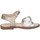 Chaussures Fille Sandales et Nu-pieds Florens E2410 Sandales Enfant Platine argentée Gris