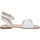 Chaussures Fille Sandales et Nu-pieds Florens F3410 Sandales Enfant BLANC Blanc