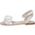 Chaussures Fille Sandales et Nu-pieds Florens F3414 Sandales Enfant BLANC Blanc