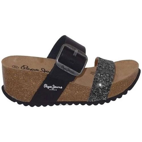 Chaussures Femme Mules Pepe jeans TYRON Noir