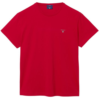 Vêtements Homme T-shirts manches courtes Gant Short-sleeved t-shirts Rouge