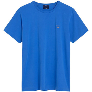 Vêtements Homme T-shirts manches courtes Gant Short-sleeved t-shirts Bleu