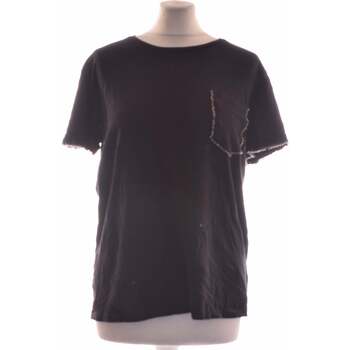 Vêtements Femme T-shirts & Polos Mango top manches courtes  38 - T2 - M Noir Noir