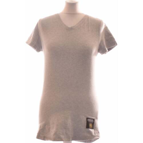 Vêtements Femme Bonpoint floral-print panelled cotton T-shirt Digel top manches courtes  36 - T1 - S Gris Gris