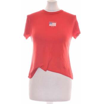 Vêtements Femme Jeans-Shorts mit Patchwork-Detail H&M top manches courtes  34 - T0 - XS Rouge Rouge