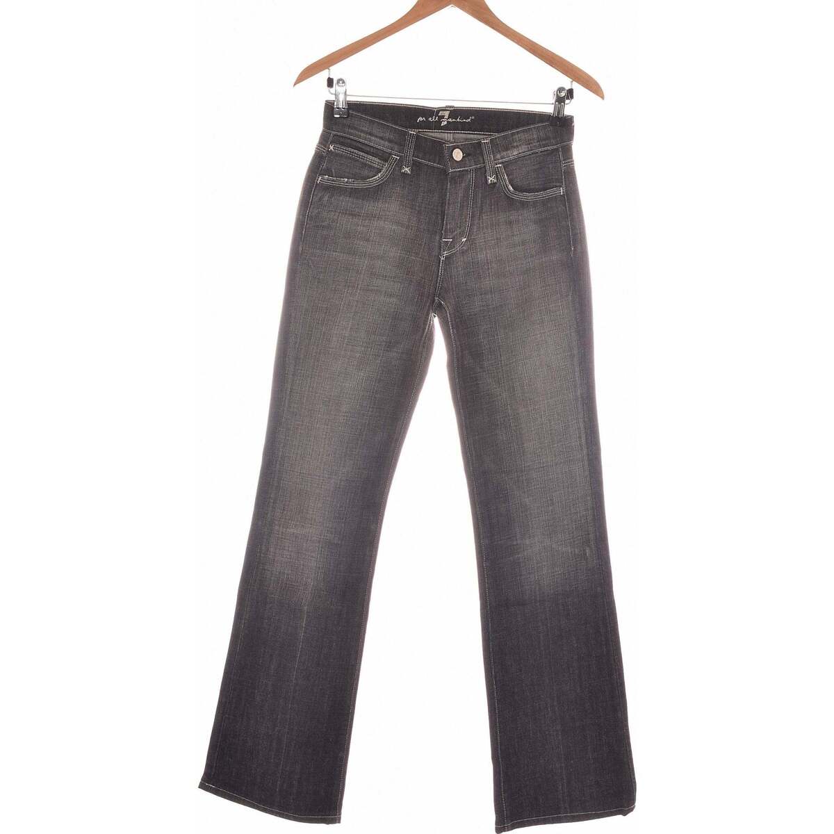 Vêtements Femme Jeans 7 burberry printed sports leggings 36 - T1 - S Gris
