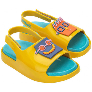 Chaussures Enfant Sandales et Nu-pieds Melissa MINI  Cloud Slide + Fábula B - Yellow Blue Jaune