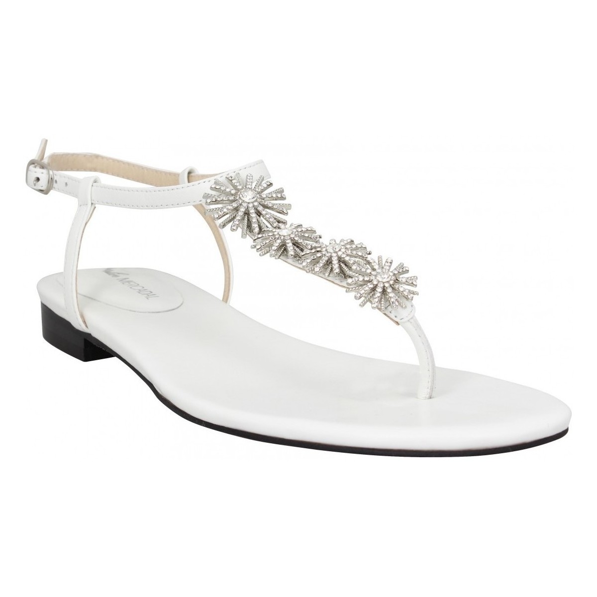 Chaussures Femme Sandales et Nu-pieds Atelier Mercadal Aphrodite Cuir Femme Blanc Blanc