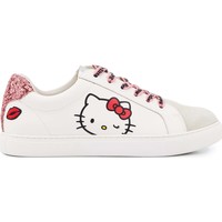 Chaussures Femme Baskets mode Automne / Hiver Simone Hello Kitty Glitter Rose Blanc
