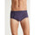 Sous-vêtements Homme Slips Daxon by  - Slip haut ouvert pur coton lot de 4 Multicolore