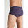 Sous-vêtements Homme Slips Daxon by  - Slip haut ouvert pur coton lot de 4 Multicolore