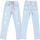Vêtements Enfant Pantalons Black Industry jean junior bleu clair Destroy 1002 Bleu