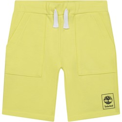 Vêtements Garçon Shorts / Bermudas Timberland Bermuda garçon taille élastique Jaune
