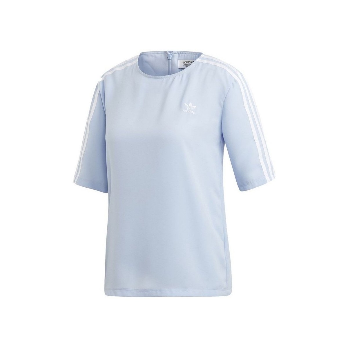 Vêtements Femme T-shirts & Polos adidas Originals 3 Stripes Tee Bleu