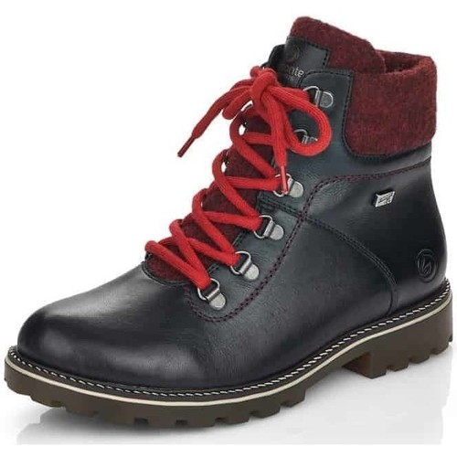 Chaussures Femme strap Boots Remonte D8462-01 Noir