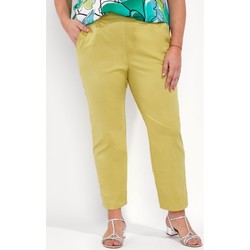 Vêtements Femme Chinos / Carrots Sacs de sportkong Pantalon coton NIMA Vert colombo