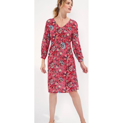 Vêtements Femme Robes courtes Yves Saint Laurekong Robe imprimé MELATI Rose