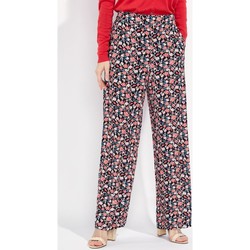 Vêtements Femme Pantalons fluides / Sarouels Sacs de sportkong Pantalon fluide imprimé ESTIA rouge piment