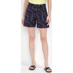 Vêtements Femme Shorts / Bermudas Sacs de sportkong Short coton imprimé LAHAD Noir rosé