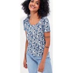 Vêtements Femme T-shirts manches courtes La Fiancee Du Mekong T-shirt TEMAK Bleu