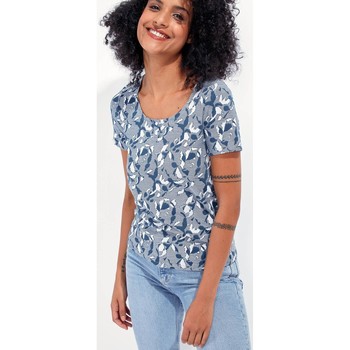 Vêtements Femme T-shirts manches courtes La Fiancee Du Mekong T-shirt TEMAK Bleu atoll